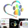 Decorative Sticker Colorfast Exquisite Pattern Creative Dog Paw Print Car Decal