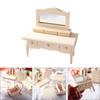 1: 12 Mini Photographic Scene Cradle Cot DIY Miniature Dollhouse Bedroom Dolls House
