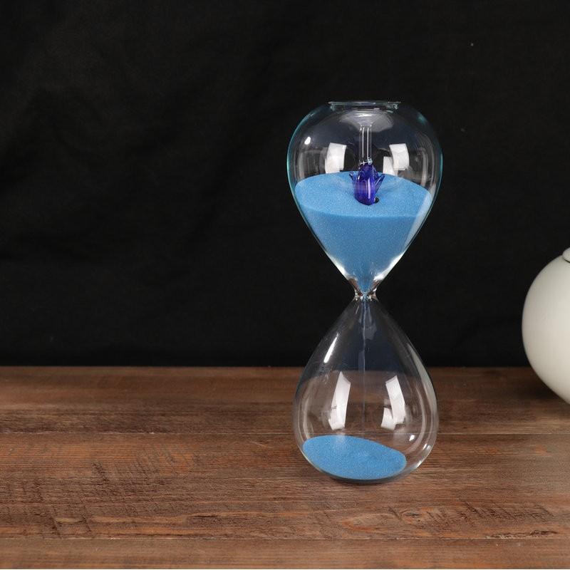 5-Minute Glass Hourglass Timer Decorative Desk Ornament Modern Minimalist Craft Gift Birthday Anniversary