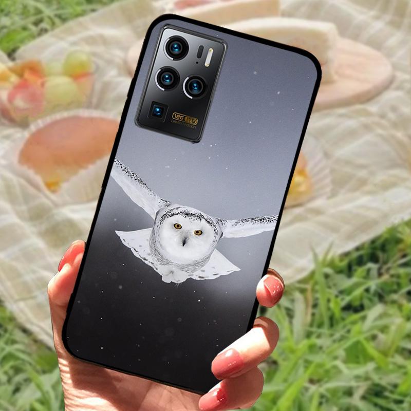 Для ZTE Axon 30 Ultra 5G Ударопрочный Силиконовый Мягкий TPU Чехол для Телефона Для ZTE Axon 30 Ultra Модный Мультяшный Защитный Чехол