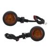 Pair of Vintage Motorcycle Turn Signal Light Steering Lamp Indicator Fits for Honda