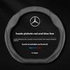 gxrdw2 Hot Car Steering Wheel Cover For Mercedes Benz A B C E S V Class GLB GLC GLE Sprinter Pilot SLK SLC W203 W204 ML Vi Car Sticker