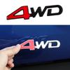 3D Металлический Логотип 4wd Эмблема Буквы Наклейка На крыло Багажник Автомобиля Значок Наклейка Аксессуары
