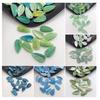 10Pcs 10x19mmAcetic Acid Imitation Shell Bamboo Leaf Lily Df The Valley Leaf Beads Accessories DIY Acetate Beaded Material Jewelry Accessory