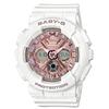 Женские наручные часы Casio Baby-G, оригинальная модель BA-130-7A1JF, белые.