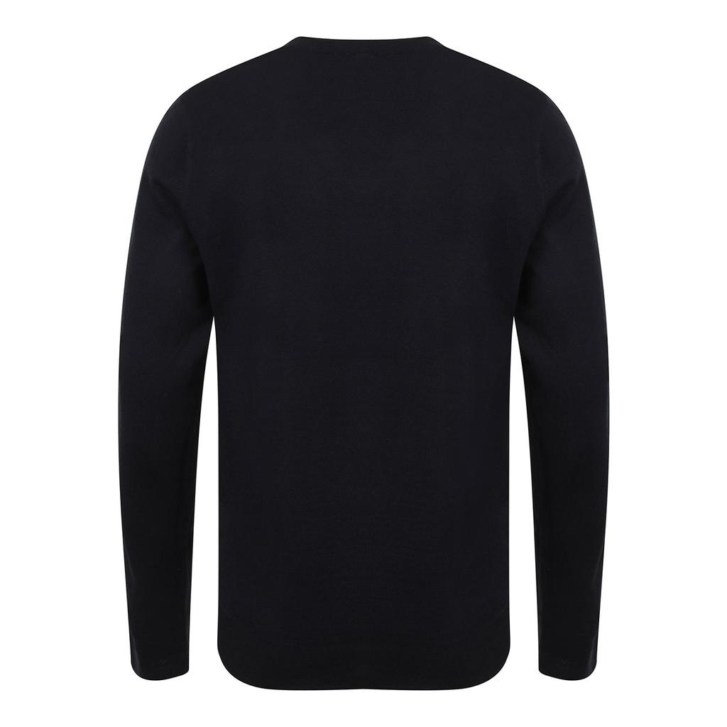 Henbury Mens Cotton Acrylic V Neck Sweatshirt