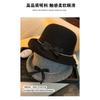 Women S Elegant Black Bow Pearl Vintage Chic Bucket Hat