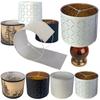 Fabric Lamp Cover Easy Assembly Drum Lampshade Barrel Lamp Shade for Table Lamps Floor Lamps Bedside