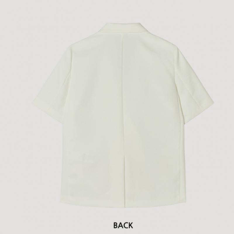 [Она Скучает] Куртка с открытым передом с рукавом три четверти Swwjkp22070 Cr