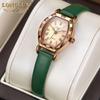 LONGLUX новые роскошные женские часы высшего бренда с коробкой типа бочонка, водонепроницаемые женские кварцевые часы в стиле ретро