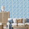 Heart Wallpaper White, Azure and Blue 50x1000
