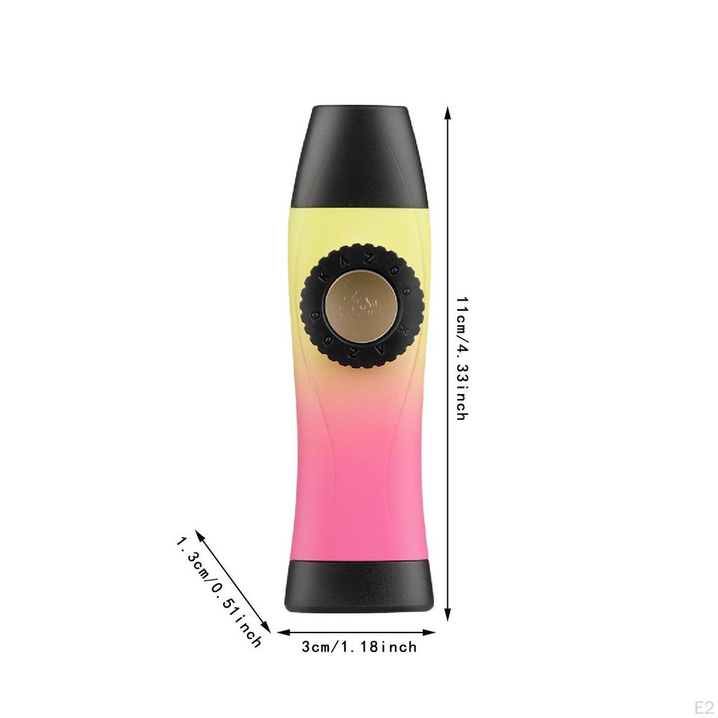 Флейта Kazoo с 5 клавишами, легкая, уникальная, регулируемая, игрушечный музыкальный инструмент для укулеле, скрипки,