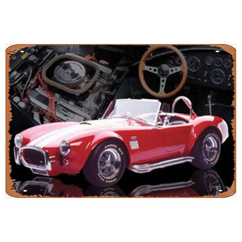 Автомобильные металлические жестяные знаки, классические автомобили, настенные украшения, таблички, винтажные художественные постеры, картины из железа для Man Cave, дома, кафе, сада, клуба, бара