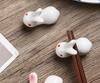 Speed Mao Cute Rabbit Ceramic Chopstick Set of 6 Rests,