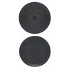 Bouchon de vidange - AIMOONSA - 15 cm - Lot de 2 - Silicone - Noir