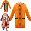 Kakegurui Азартный игрок Руна Ёмодзуки Косплей Костюм Уютное Худи Пальто