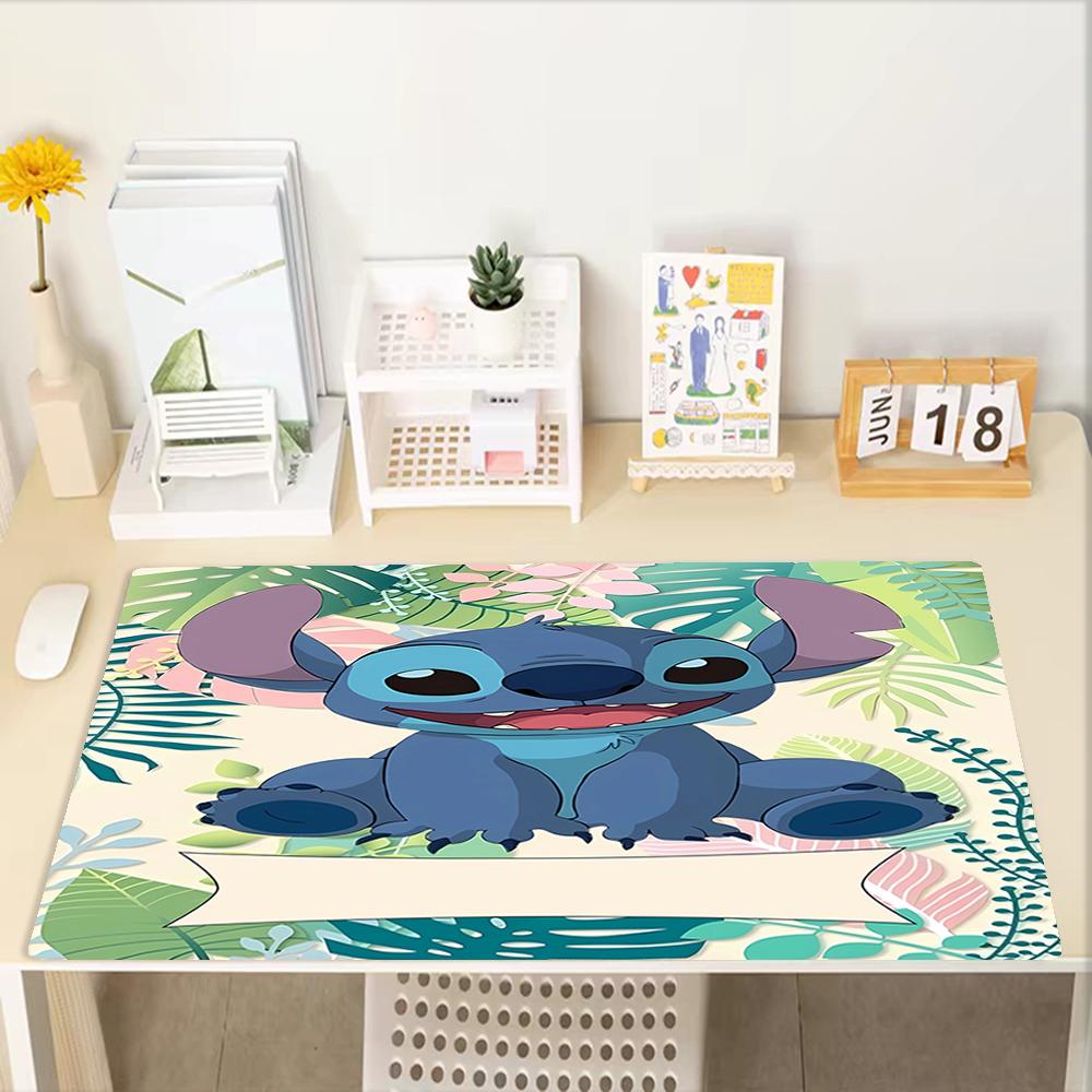 Stitch Theme Mouse Pad, Non Slip Rubber Base, Multifunctional Office & Home Decor, Perfect for Workspace Personalization.
