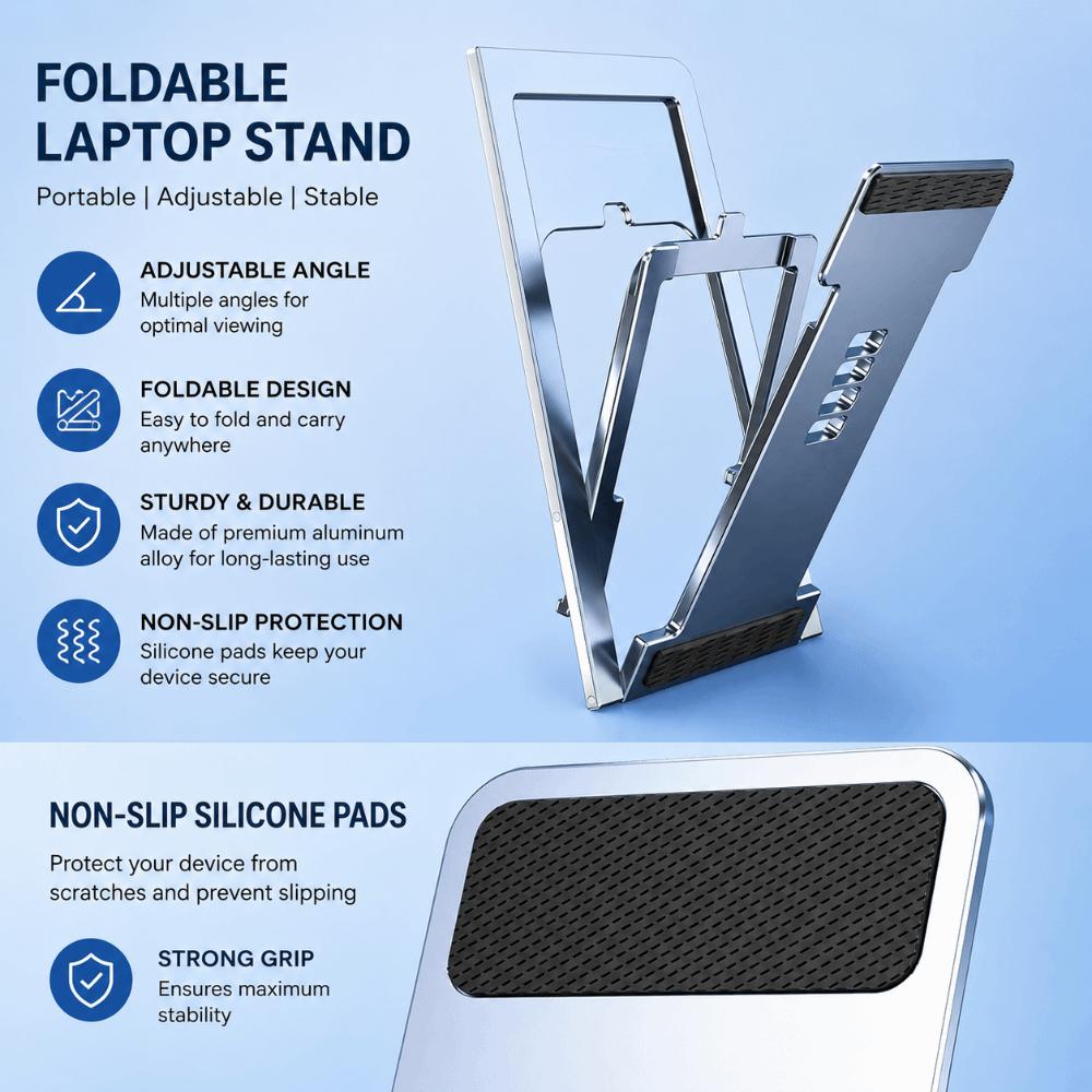 Foldable Mobile Phone Stand Adjustable Portable Stand New Tablet Holder Universal Cell Phone