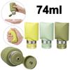 Leak Proof Refillable Bottle 74ML Lotion Shampoo Bottle Reusable Travel Bottle  Travel Use