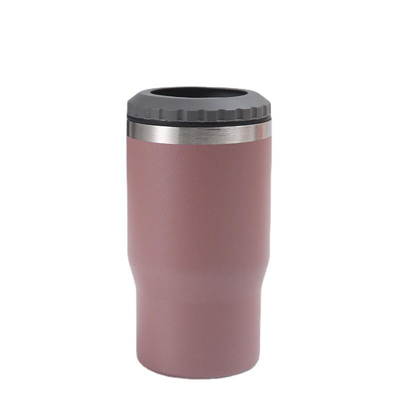 14oz Stainless Steel Travel Tumbler With Double Lid Insulated Beer Cup Car Office Outdoor Use