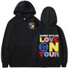 2023 Love On Tour Concert Hoodie Harajuku Aesthetic Oversized Hoodies Men's Women's Clothing Long Sleeve Sweatshirts Streetwear