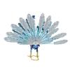 Металлическая статуя павлина, садовый декор, скульптура павлина, уличная статуя павлина, распускающего хвост, для украшения двора и газона