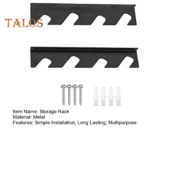 1 пара органайзеров для садовых инструментов, стойка для хранения, грузоподъемность 100 фунтов, настенное крепление, металлическая подвесная полка для хранения садовых инструментов
