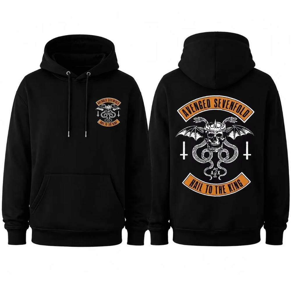 Unisex Woman'sOne Piece Avenged Sevenfold Pure Polyester Hoodies Men Women Fashion Casual Sportswear Streetwear Men's Sweatshirt Hoodie Harajuku