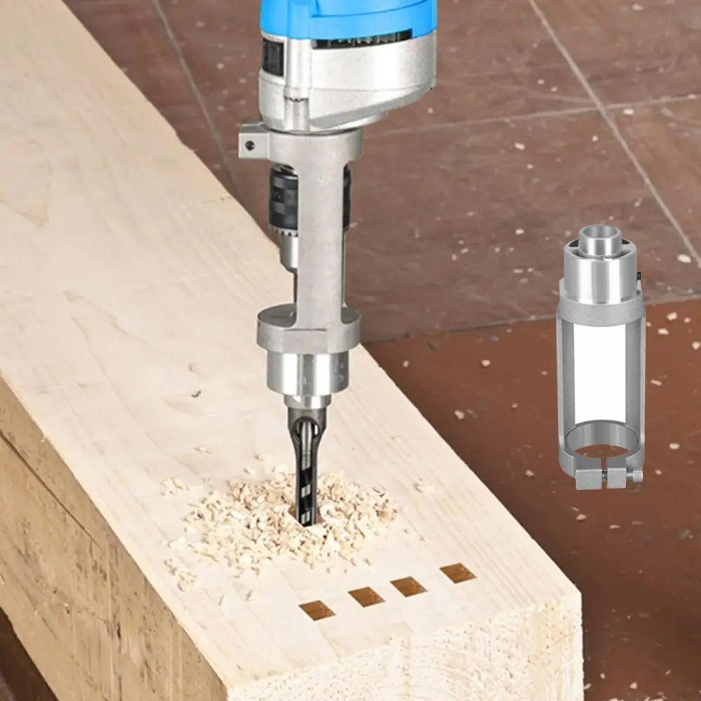 Удобное крепление Фиксирующий кронштейн для сверла Открывалка для отверстий Пазовальная фреза для соединений Деревообработка