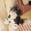 Angel & Devil Cat Plush Keychain Ornament