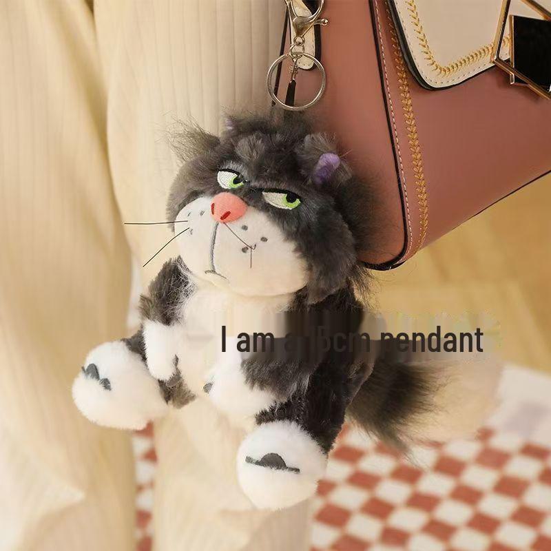 Angel & Devil Cat Plush Keychain Ornament