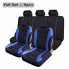 Five-Seat Striped Car Seat Cover for All Seasons