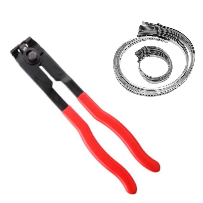 10/20pcs Auto ATV Adjustable AXLE CV Joint Boot Crimp Clamps with Pliers Tool Crimp-Ear Type Extension