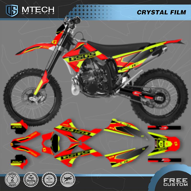 DSMTECH Custom Team Motorcycle Graphics Backgrounds Decals Stickers Kits For GASGAS 2010 2011 EC MC 200 250 300 350