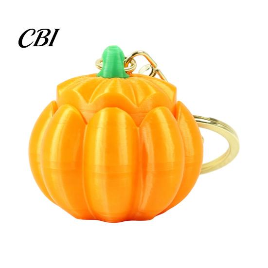 Halloween Fidget Toys for Stress Relief Clickers, Cute Mini Black Cat Pumpkin Skeleton Keychain, Calm Anxiety Toy Exams 3D Printed Clicker Sensory