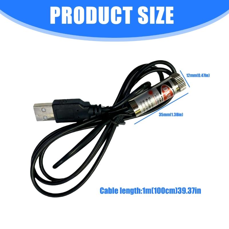 Красный Лазерный Проектор USB Питание Позиционирующий Свет для Пэчворка, Выравнивания Швов, Раскроя Ткани и Деревообработки