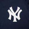 Nike T-Shirt New York Yankees Logo Print Crew Neck Short Sleeve American Vintage Kids Tops Navy-Blue 3Z3B7SATY-NYY
