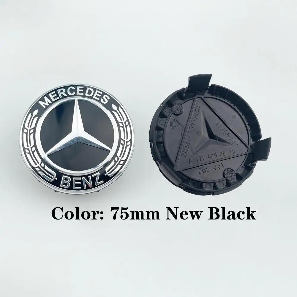 WZKGC1 For Mercedes Benz 1Pc 75mm Car Wheel Center Caps For Mercedes Benz W203 W204 W205 W212 W213 W222 W223 X253 W176 W177 C118 W166