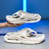Пляжная мужская обувь Шиацу Платформа Шлепанцы Вьетнамки Y2k Веселая ПВХ Низкая цена Резиновая Дизайнерская Роскошная Обувь 2025 Ева Мужские тапочки