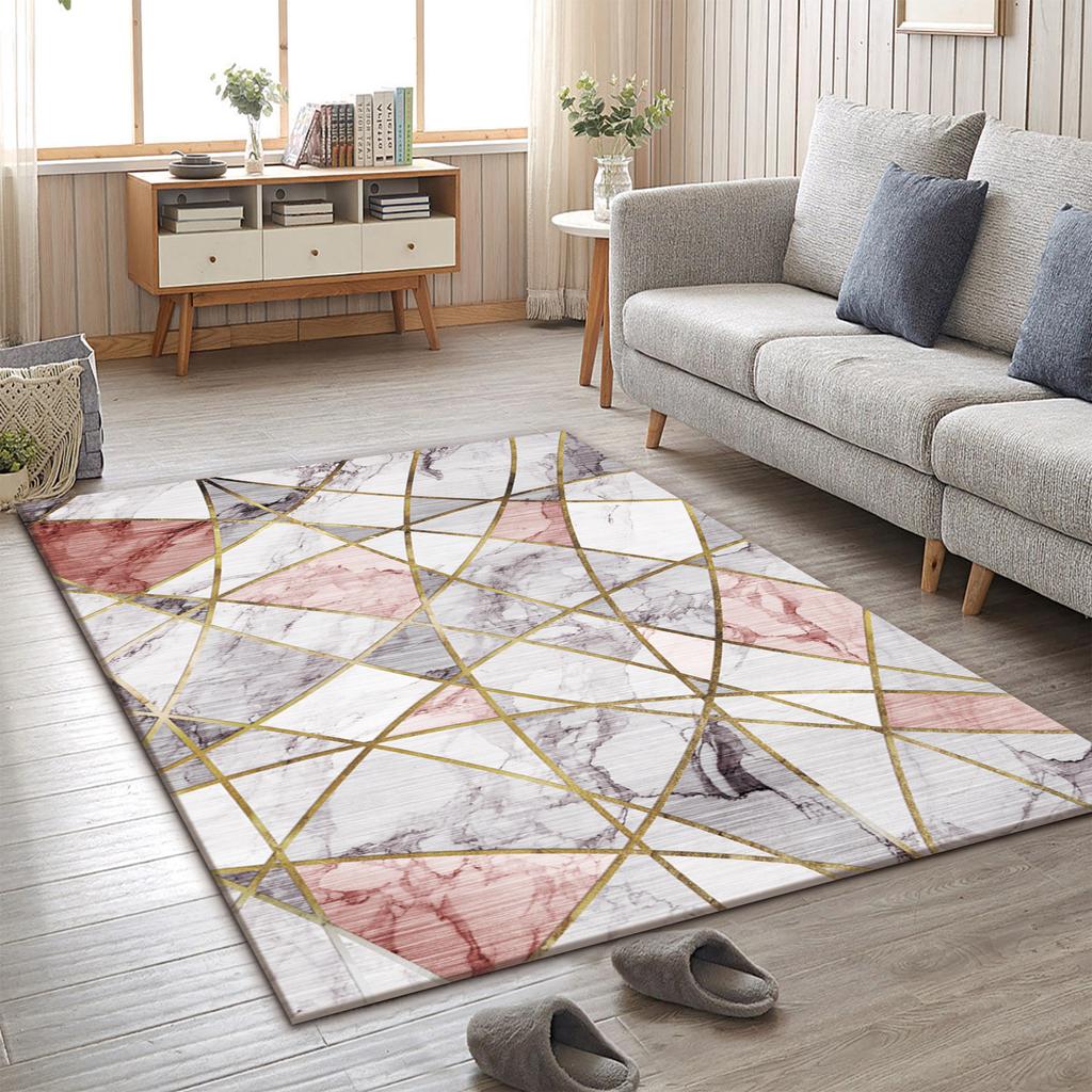 Nordic Гостиная Минималистичные линии Ковер Спальня Журнальный столик Шкаф Коврики на пол Коврики у двери