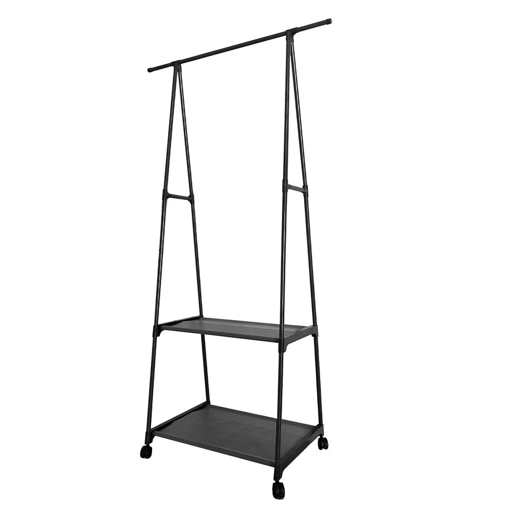 Majestic Nyana Home Donkey Coat Rack 160x55x42cm 2 Shelves 1 Top Bar