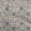 Ткань Cotton Flex Dusty Blue с азиатским узором пейсли для самостоятельного изготовления одежды, стеганая ткань, принт, ткань по ярдам 40 дюймов