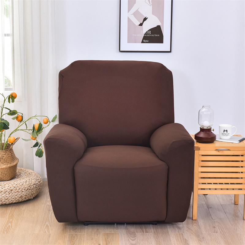 1 2 3 Seater Stretch Recliner Chair Cover Elastic Spandex Split All -Inclusive Sofa Slipcovers Armchair Covers For Living Room