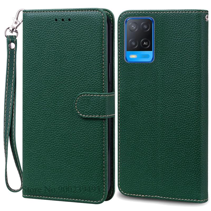 Для OPPO A54 Чехол A54 5G Кошелек кожаный флип-чехол Для OPPO A54 5G Чехол CPH2239 CPH2195 OPPOA54 A 54 Ударопрочный чехол для телефона Fundas