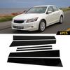 Черные стойки для Honda Accord 2008-2012, 6 шт., накладки на стойки, декоративные наклейки на окна