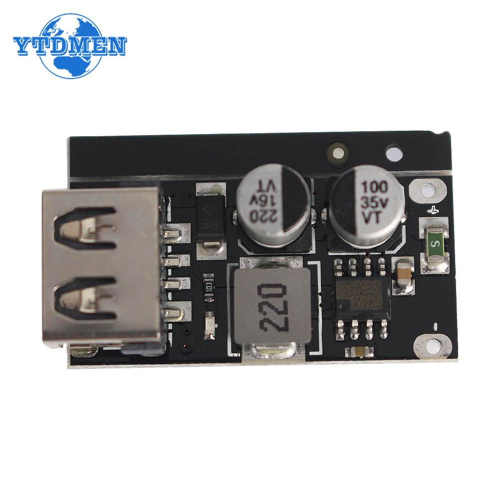 1PCS USB QC3.0 QC2.0 USB DC-DC Buck Converter Charging Step-Down Module 6-32V 9V 12V 24V To Fast Quick Charger Circuit Board