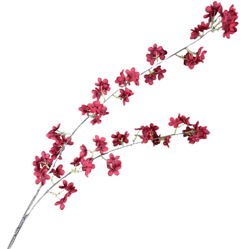 2 Forks Artificial Cherry Blossoms Silk Artificial Faux Plants  Wedding Decoration