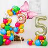 Детский Годовалый Набор Цифровых Шаров-Колонн День Рождения Фотозона Оформление Пончик Детский Душ