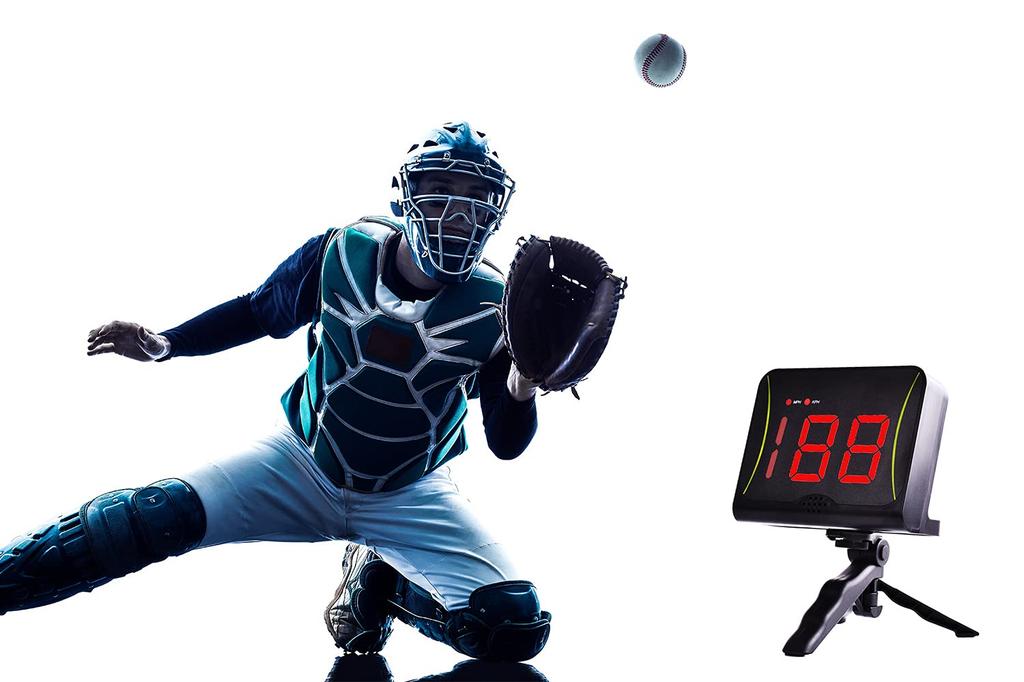 OYE Персональный радар-детектор скорости для бейсбольной биты и футбольного удара Оборудование для тренировки скорости в бейсболе и гольфе Многовидовое Питчинг, Свинг,