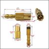 Auto Air Pump Chuck Clip Anti-skid Design Pure Copper Car Truck Tyre Tire Inflator Valve Connector Repair Tools